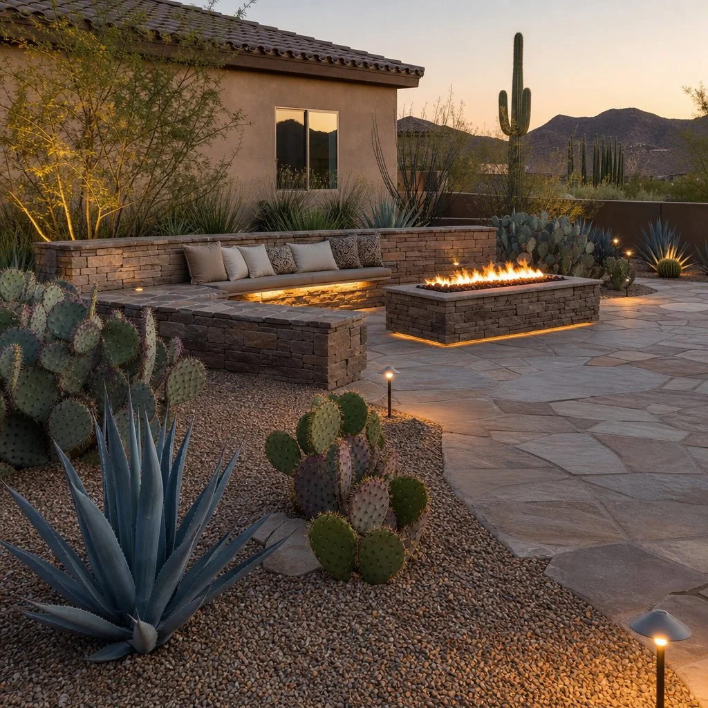 Phoenix Pro Landscape crew working on residential property in Maricopa County